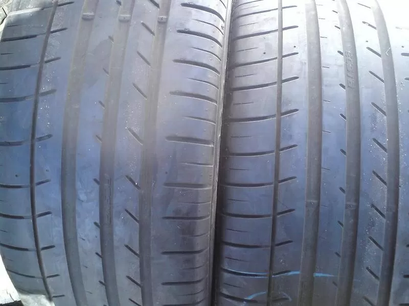 Продам пару шин б/у лето R18 255/45  Kumho 2