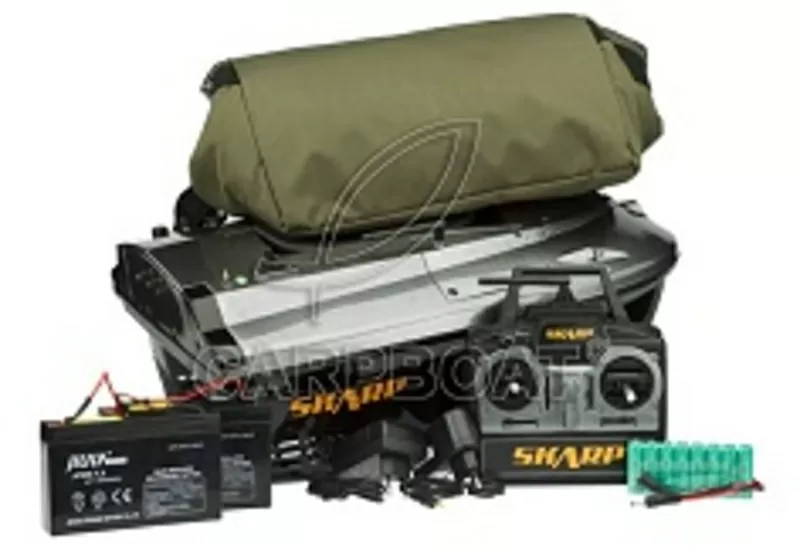 Кораблик для прикормки Carpboat Skarp Carbon 2, 4GHz NEW 2