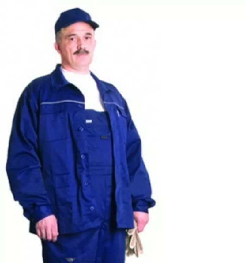 Куртка ЛИДЕР-1,  смесовая,  т.синяя