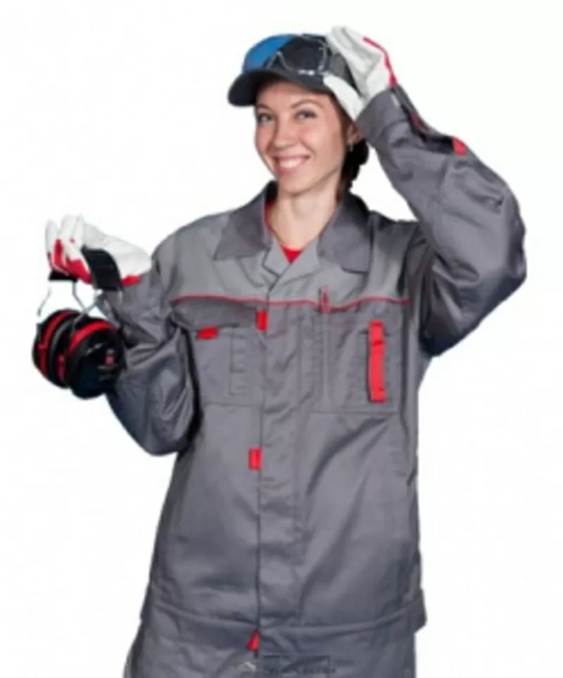 Куртка СИТИ-МАСТЕР, тк.Zibo (65%п/э+35%х/б), серый/св.серый