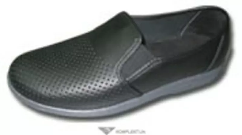 Туфли АНДРЕЙ,  безшнур.,  перфорированная кожа,  ПУподошва,  черные