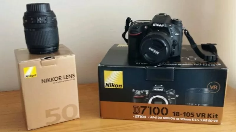 Продается зеркальный фотоаппарат Nikon D7100 18-105mm vr Kit