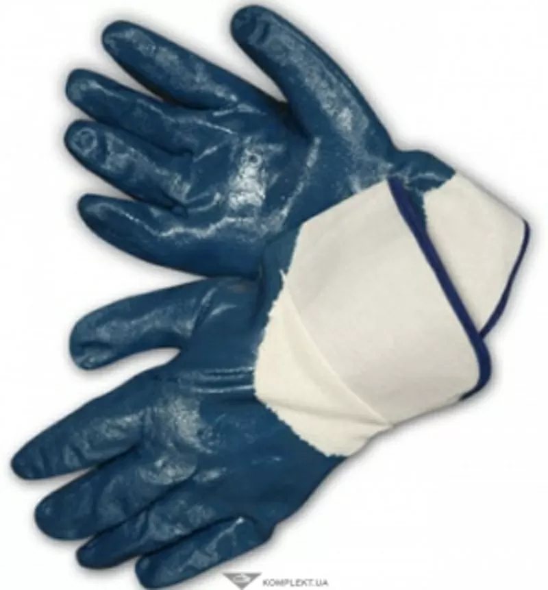 Перчатки нитриловое покрытие САПФИР (манжен-крага)