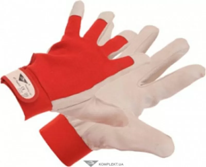 Перчатки комбинир. (кожа+х/б трикотаж) АВТОМОБИЛИСТ