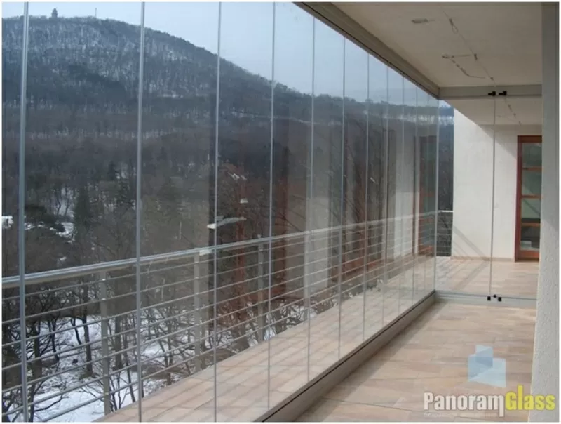 Раздвижные системы безрамного остекления PanoramGlass 5