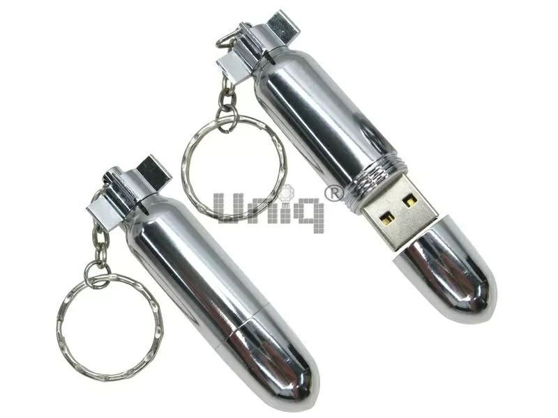 USB Flash Uniq ТОРПЕДА глубоководная серебро [металл]