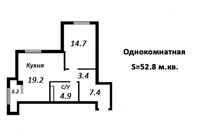 1к квартира с видом на море .22500 у.е.