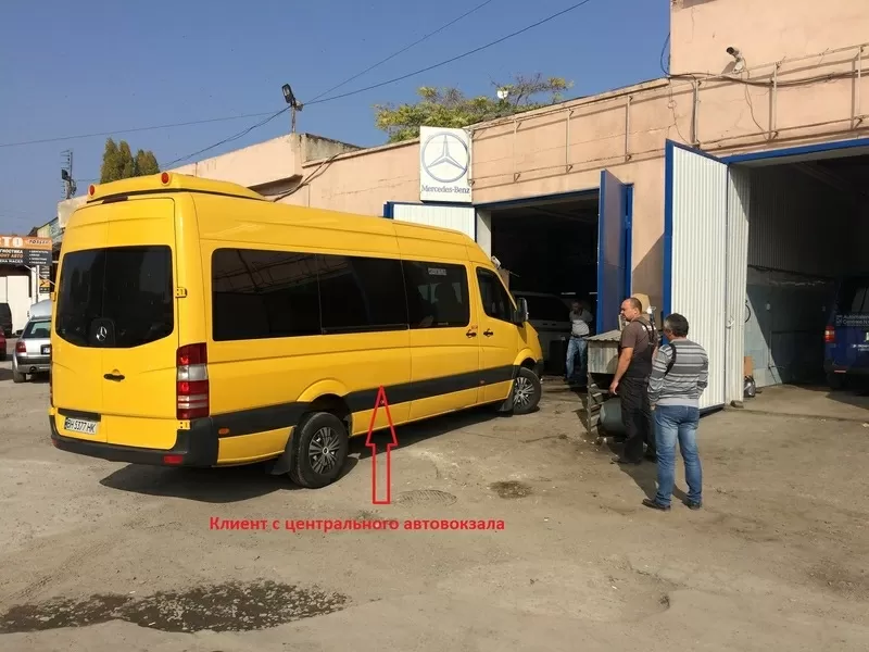 СТО в Одессе ремонтирует ходовую часть на микроавтобусах Фольксваген,   6