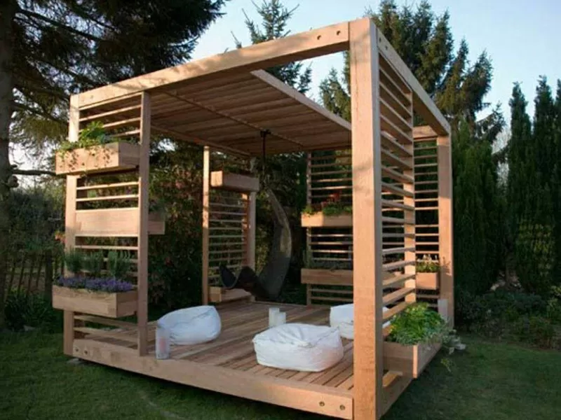 Пергола деревянная 