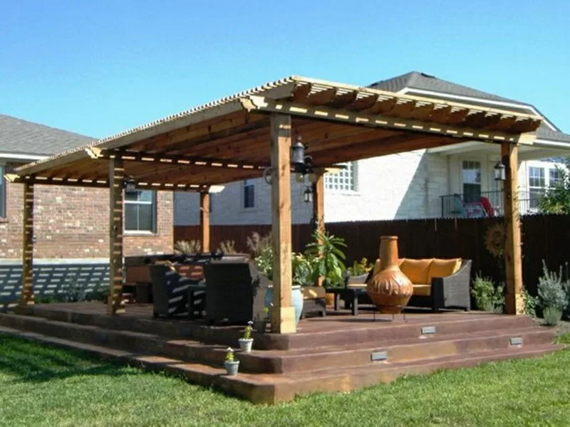 Пергола деревянная 