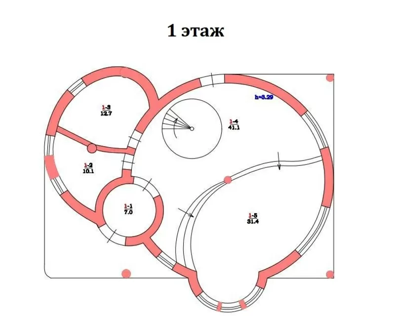 Супер дом из красного  кирпича в Леонидово/Санжейка. 8