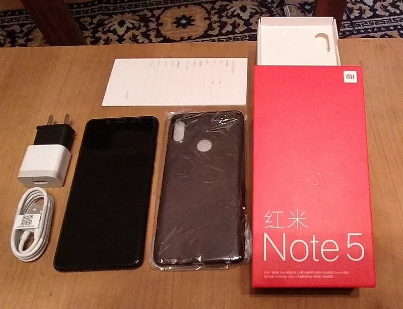 Продаю Xiaomi Redmi Note 5 4/64 GB Black Global version + подарок 3