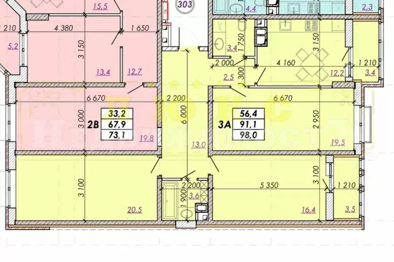 Продам 3 комнатную квартиру в ЖК Прохоровский,  Молдаванка