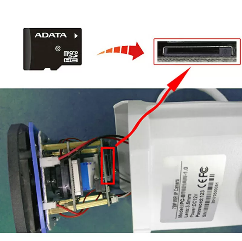 IP WiFi видеокамера с записью и просмотром на смартфоне WPC1-HD 5