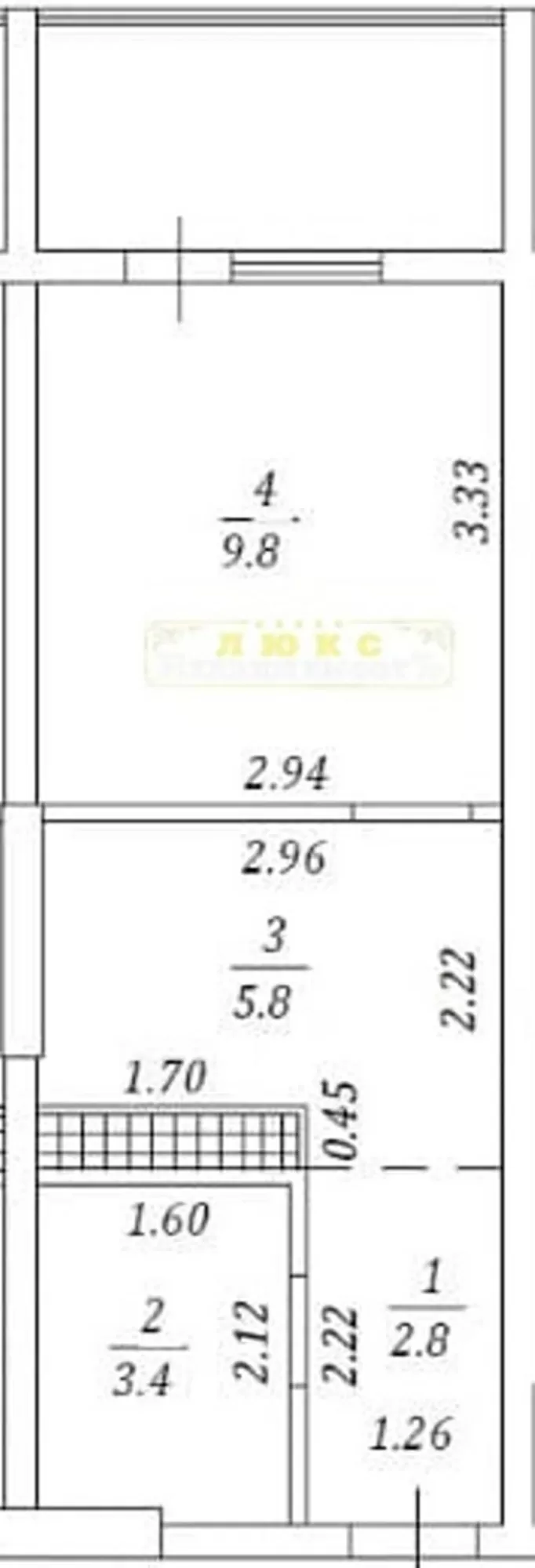 Продам 1 кому. квартиру 10 масив / Акварель-2 5