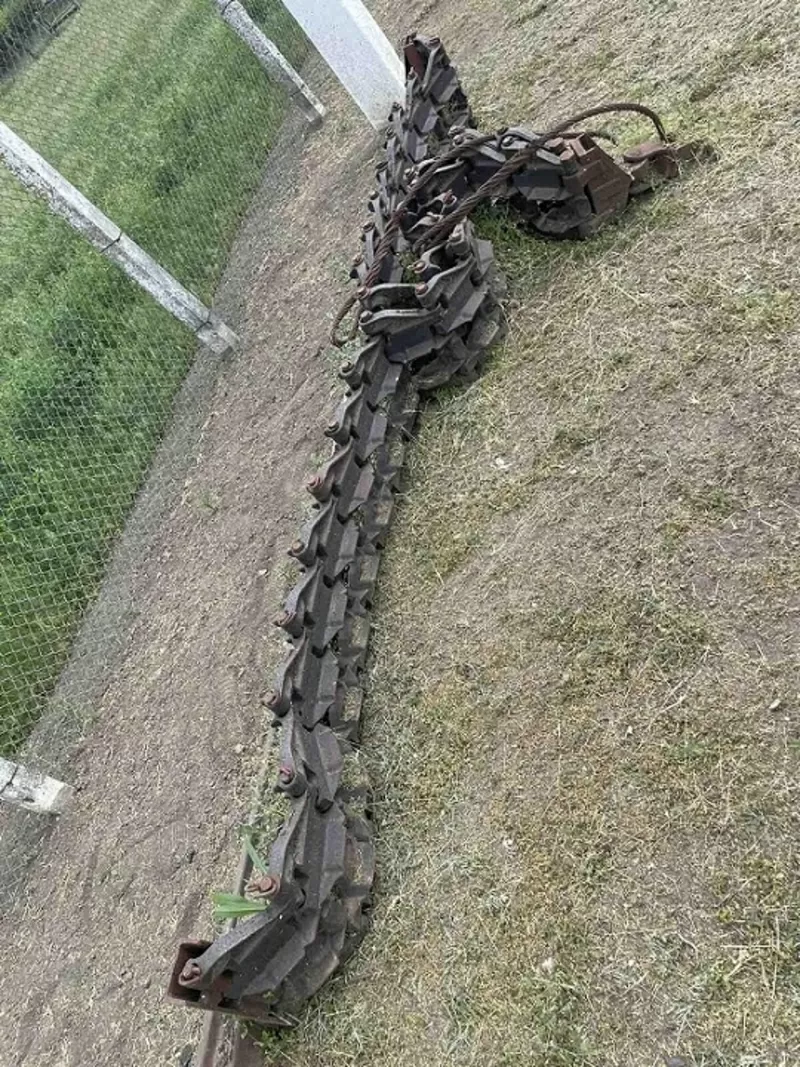 Сцепка с ж/д рельсой 3, 5 метров прицепная для выравнивания дорог 2