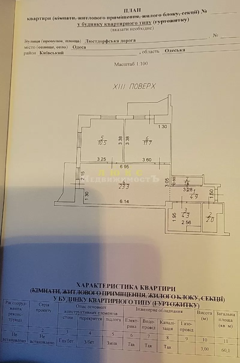 Продам двокімнатну квартиру ЖК Одіссей (Одиссей) / Люстдорфська дор. 8