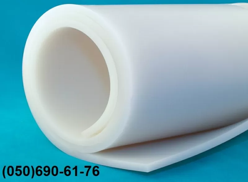 Резина силиконовая термостойкая,  в рулоне,  толщина 2, 0-10, 0 мм.