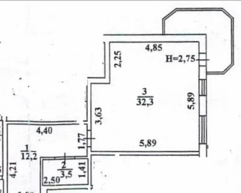  Продается квартира на Вильямса 54,  5 м2