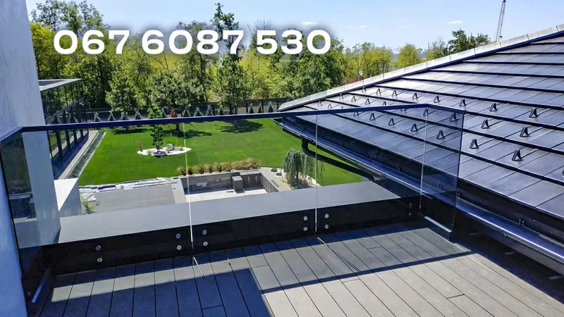 Алюминиевые перила и комплектующие,  лестничные ограждения.  5