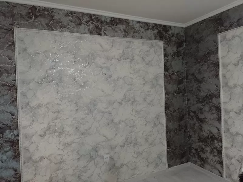 внутренняя декоративная отделка,   обои.откосы. шпатлевка. ламинат. 4