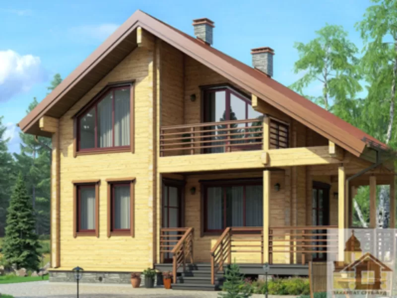 Зруби від Закарпат Зруб-Буд — натуральний дерев’яний будинок під ключ 5