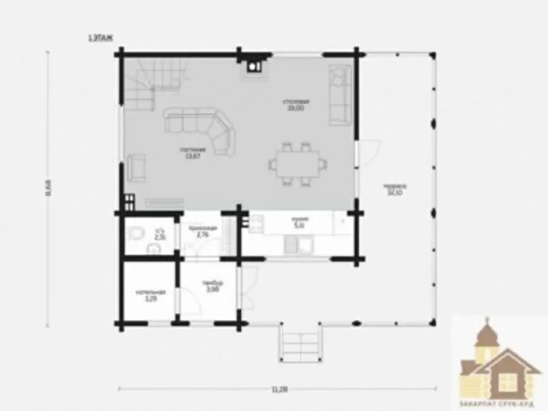 Зруби від Закарпат Зруб-Буд — натуральний дерев’яний будинок під ключ 4