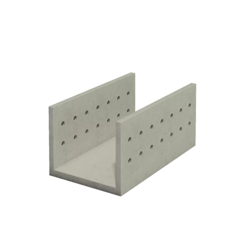 Бетонний лоток 1500×700×850 мм,  тип МЛП 0, 75Д