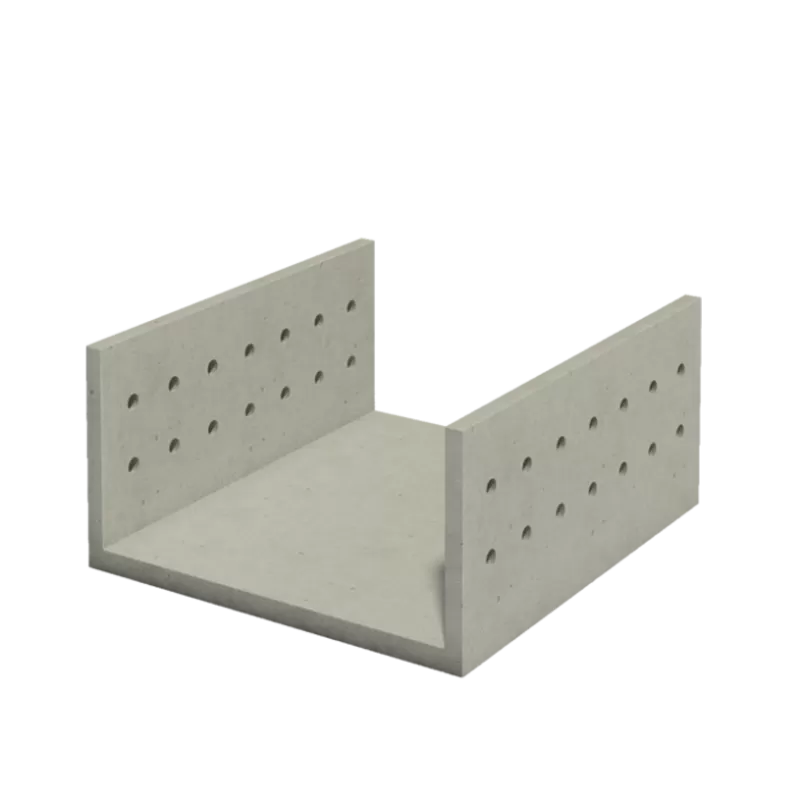 Залізобетонний лоток 1500×700×1350 мм