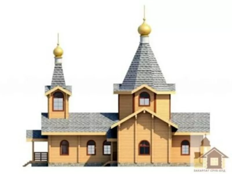 Ціна зрубу дерев’яної церкви,  будинку та лазні — Закарпат Зруб-Буд під ключ по Європі 2