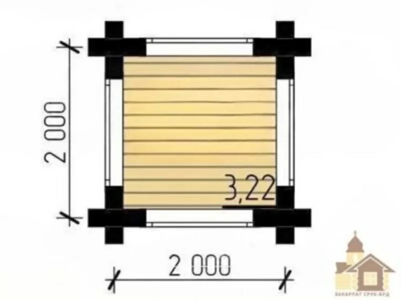 Ціна зрубу дерев’яної церкви,  будинку та лазні — Закарпат Зруб-Буд під ключ по Європі 5