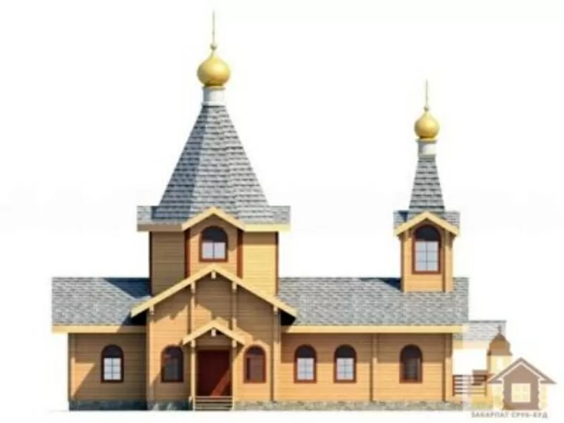 Ціна зрубу дерев’яної церкви,  будинку та лазні — Закарпат Зруб-Буд під ключ по Європі 7