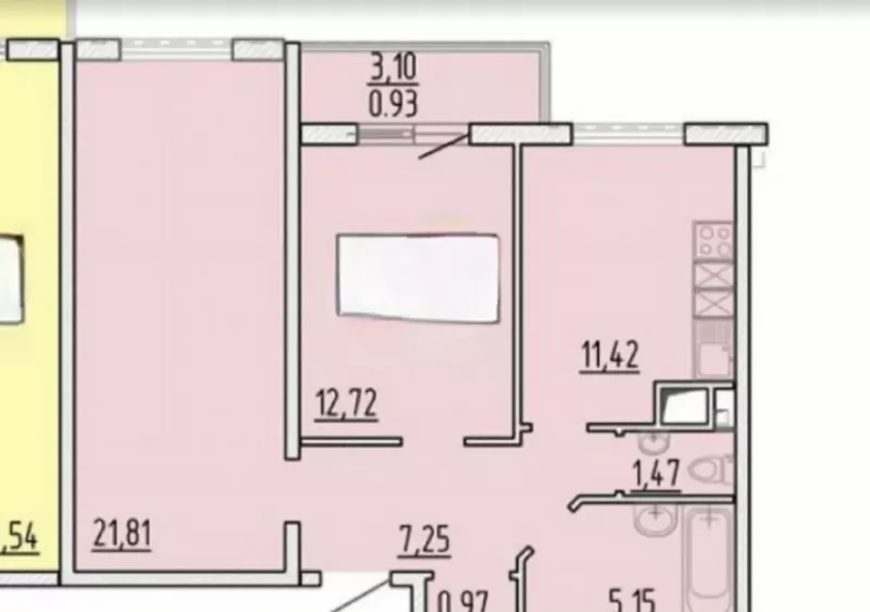 Квартира в ЖК 57 Перлина 5