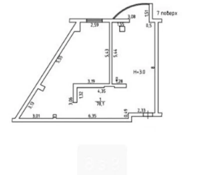 Квартира на вул. Фонтанська дор,   2