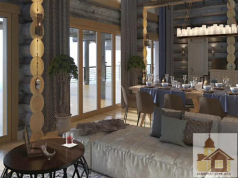 Зруби під ключ від Закарпат Зруб-Буд — натуральні дерев’яні будинки  4