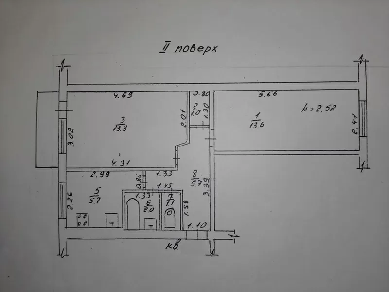 Квартира на пров. Генерала Вишневського,  вул 5