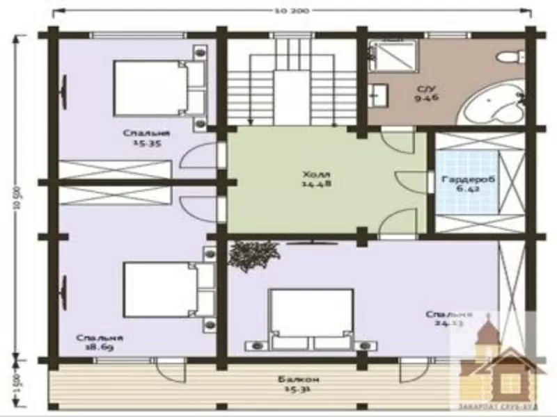 Купити зруб дешево під ключ – Закарпат Зруб-Буд
