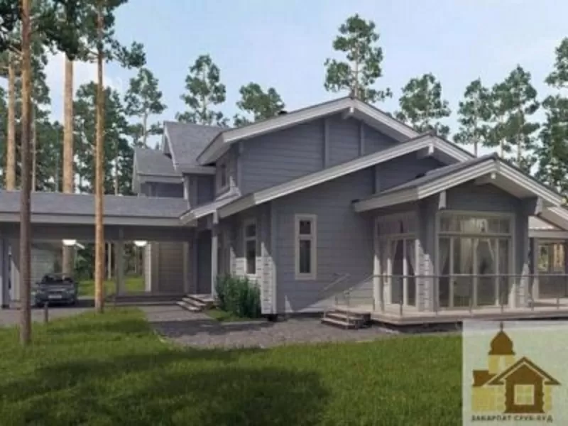 Купити зруб готеля для комерційного проекту від Закарпат ЗСБ 5