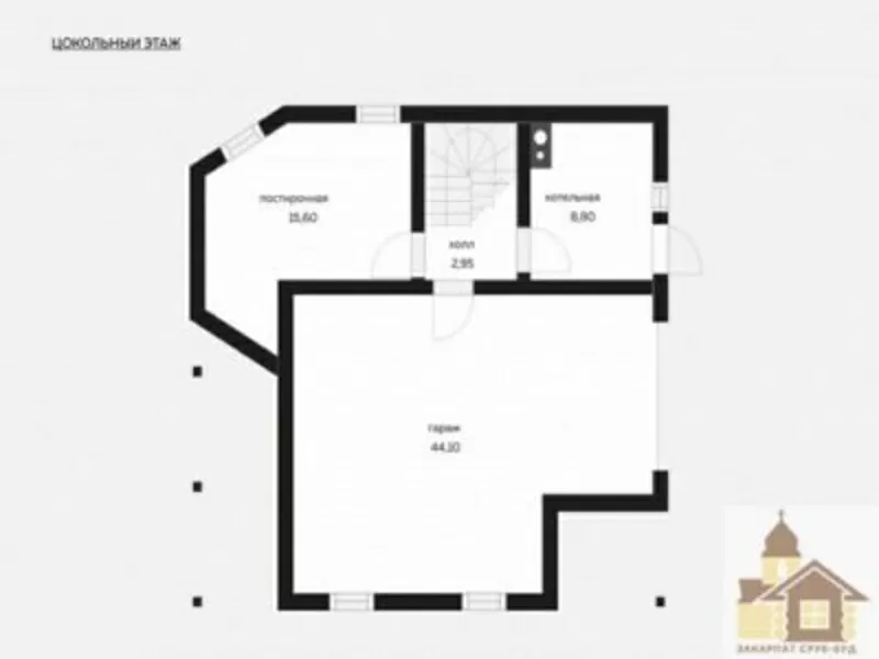 Купити дерев’яний будинок на дачу з традиційного зрубу 4