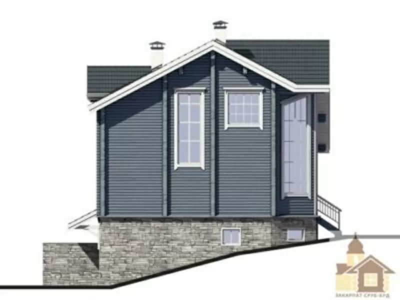 Купити дерев’яний будинок на дачу з традиційного зрубу 7