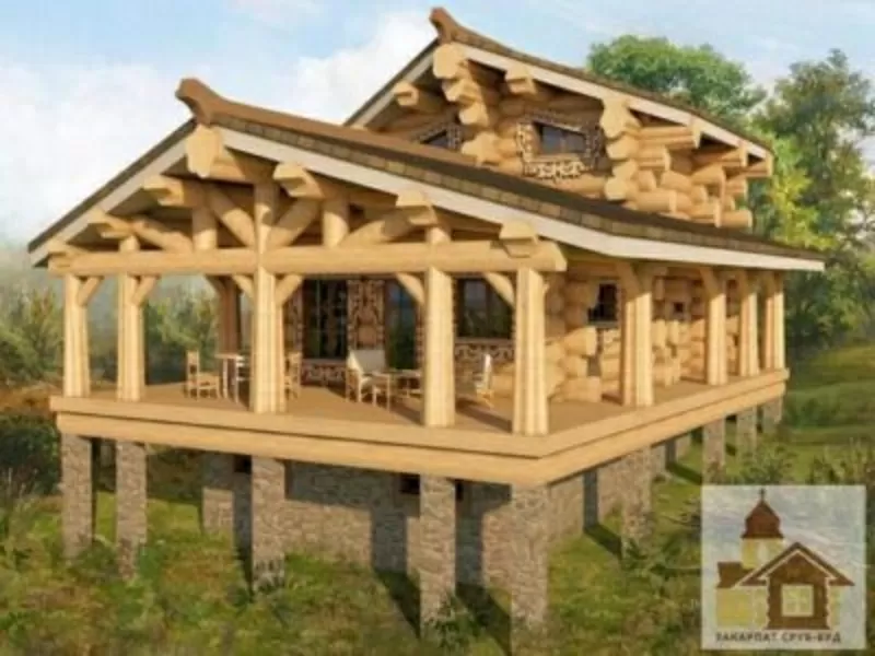 Купити зруб будинок під ключ від Закарпат Зруб-Буд 2