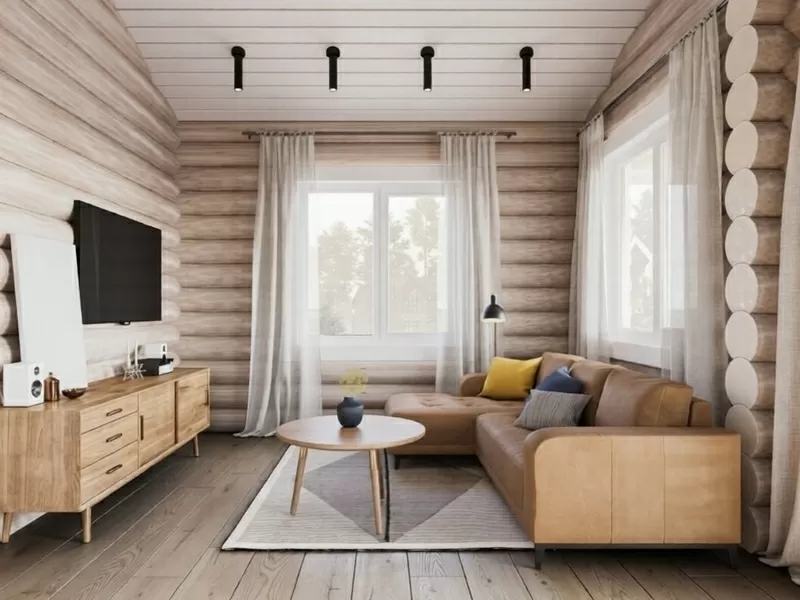 Зруб з рубленої колоди під ключ 5