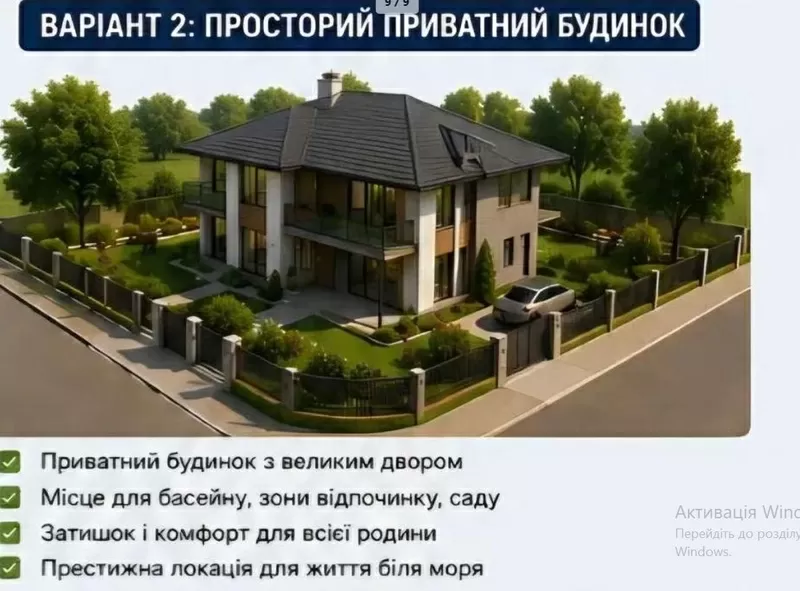 Земельный участок 6 соток. К морю 10 мин пешком Киевский район 7