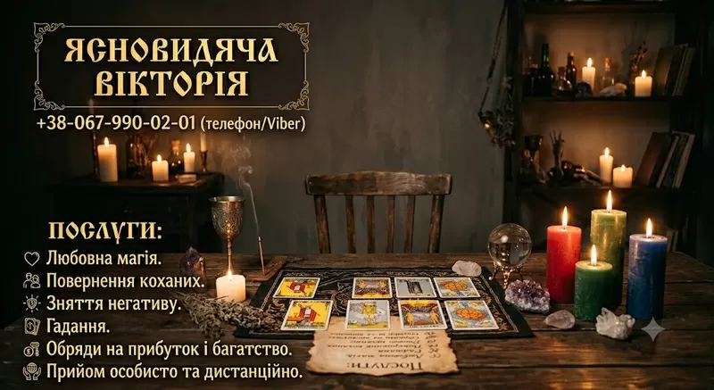Магічна допомога Тернопіль. Відновлення сім'ї, грошові обряди, захист від негативу.