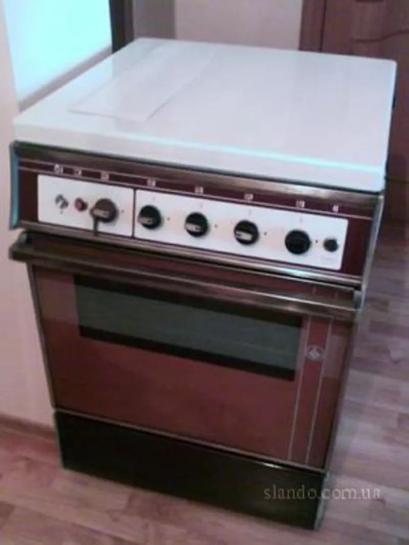 Газовая плита Брест 1457-02 коричневая