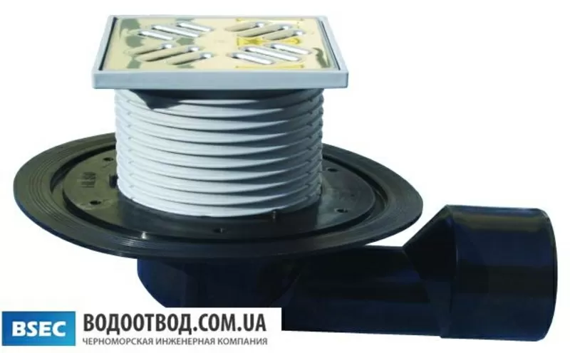 Трап с механическим незамерзающим запахозапирающим устройством HL80 