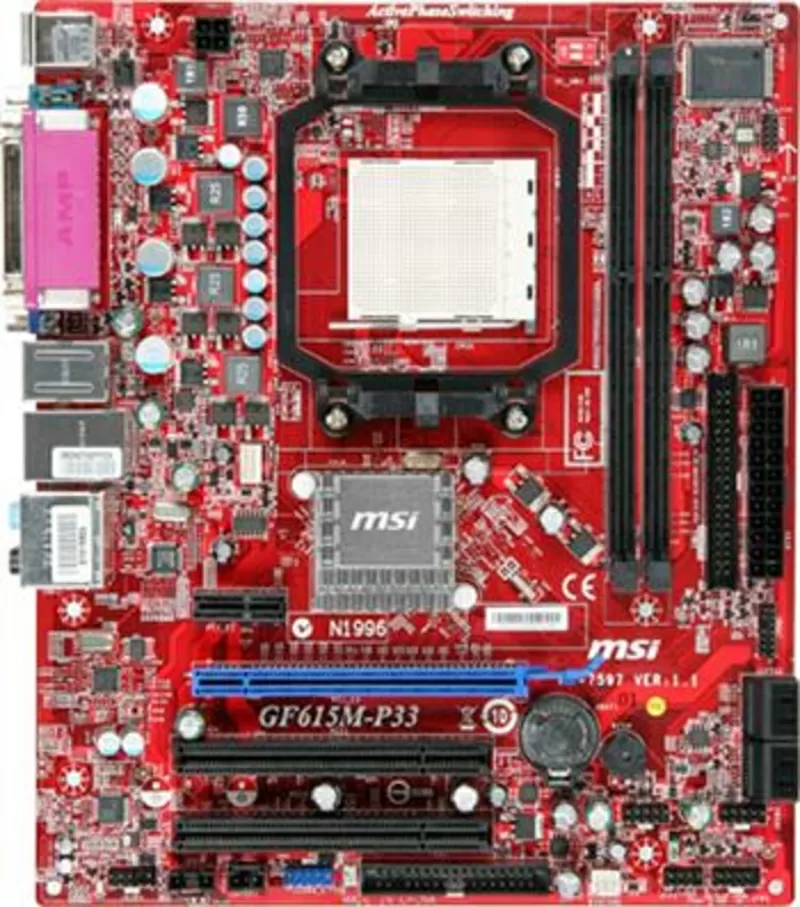 Продаю мать DDR 3 AM3 MSI GF615M-P33